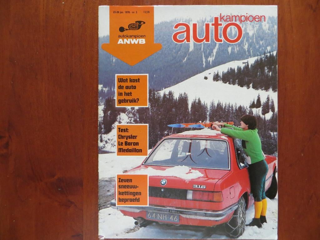 Autokampioen 3 1978 Chrysler Le Baron Medaillon, Ophalen of Verzenden, Nieuw, Overige merken
