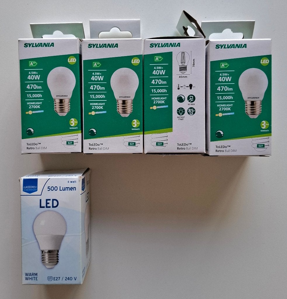 LED LAMPEN diversen soorten, Ophalen, Led-lamp, Minder dan 30 watt, Verschillende
