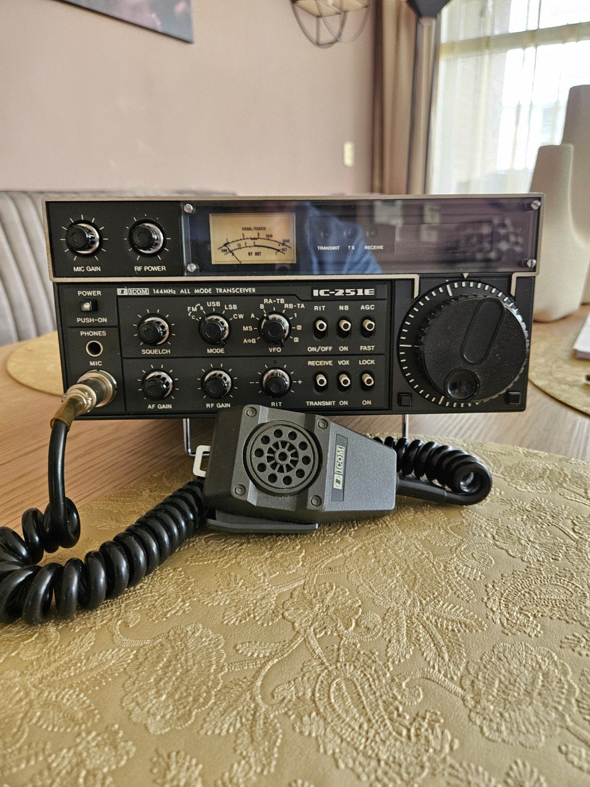 Icom 251E +originele Handmike, Telecommunicatie, Ophalen of Verzenden, Gebruikt