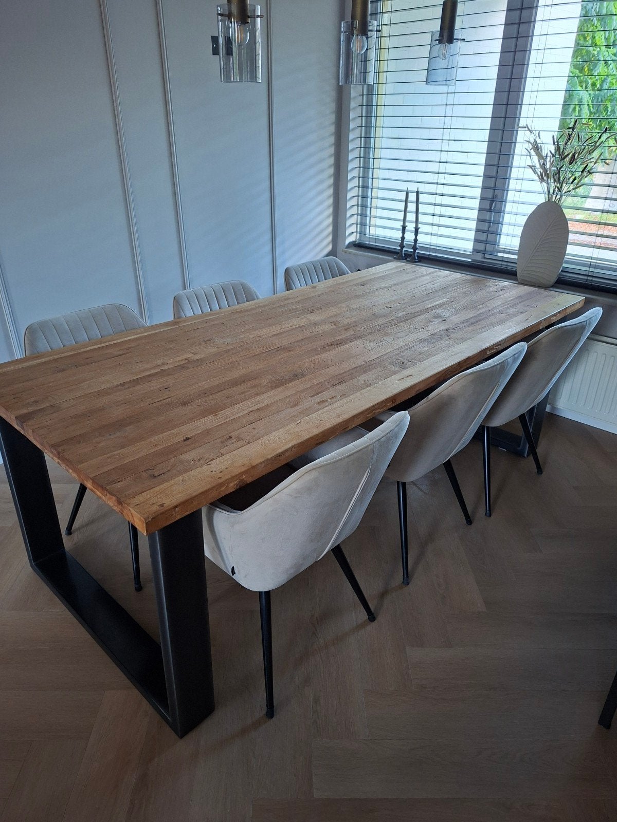Pronto Romaro eettafel 220x100, Ophalen, 200 cm of meer, 50 tot 100 cm, Zo goed als nieuw