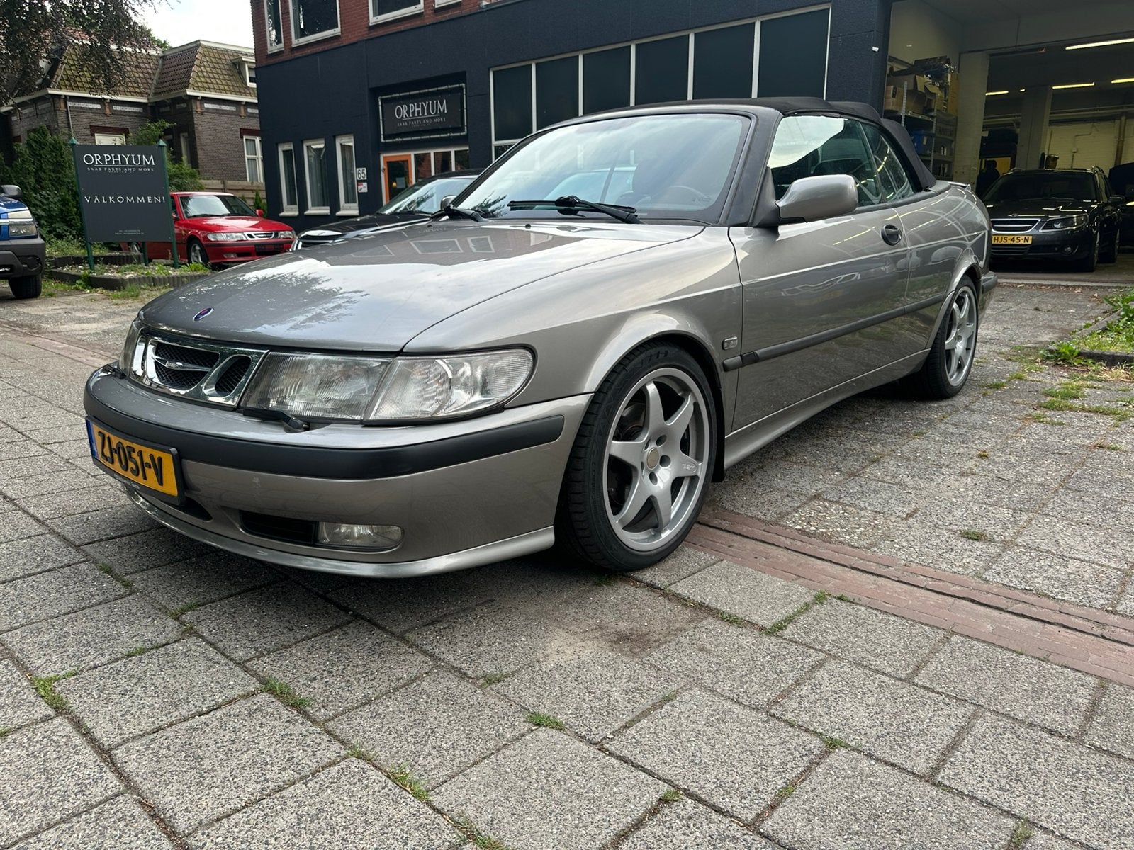 Saab 9-3 2.0 T Cabrio AUT 2001 Hirsch Performance 210 pk., Auto's, Saab, Bedrijf, Saab 9-3, ABS, Airbags, Airconditioning, Alarm