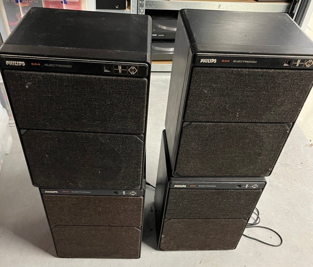 Philips MFB 544 speaker set, Audio, Tv en Foto, Ophalen, Philips, Gebruikt, Speakerset