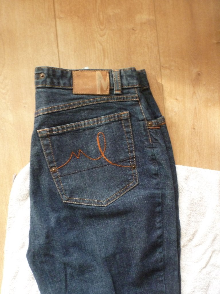 MAC broek jeans BLAUW 42 / L32 -GRATIS zend, Maat 42/44 (L), Nieuw, Lang, Verzenden