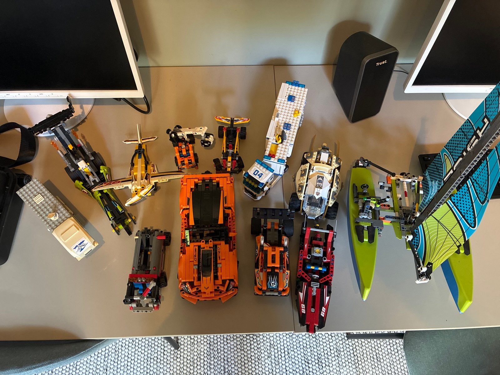 Grote collectie LEGO Technic voertuigen en boten, Ophalen, Gebruikt, Overige merken