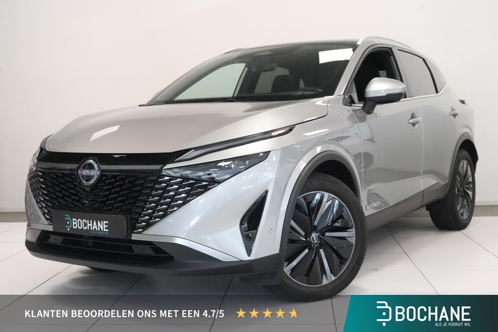 Nissan Qashqai 1.5 e-Power Tekna | Panoramadak | 360 Camer, Auto's, 1497 cc, Gebruikt, 190 pk, Leder en Stof