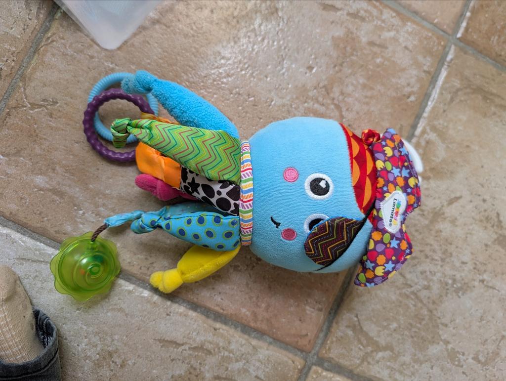 Lamaze Octo Rammelaar - Kleurrijk en Interactief Speelgoed, Ophalen of Verzenden, Zo goed als nieuw, Rammelaar, Met geluid