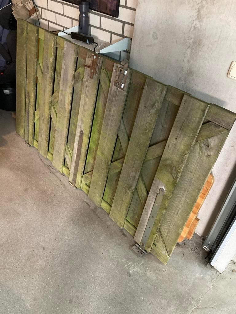 Schuttingdeur, Met poort, Gebruikt, Ophalen of Verzenden, Tuinhek