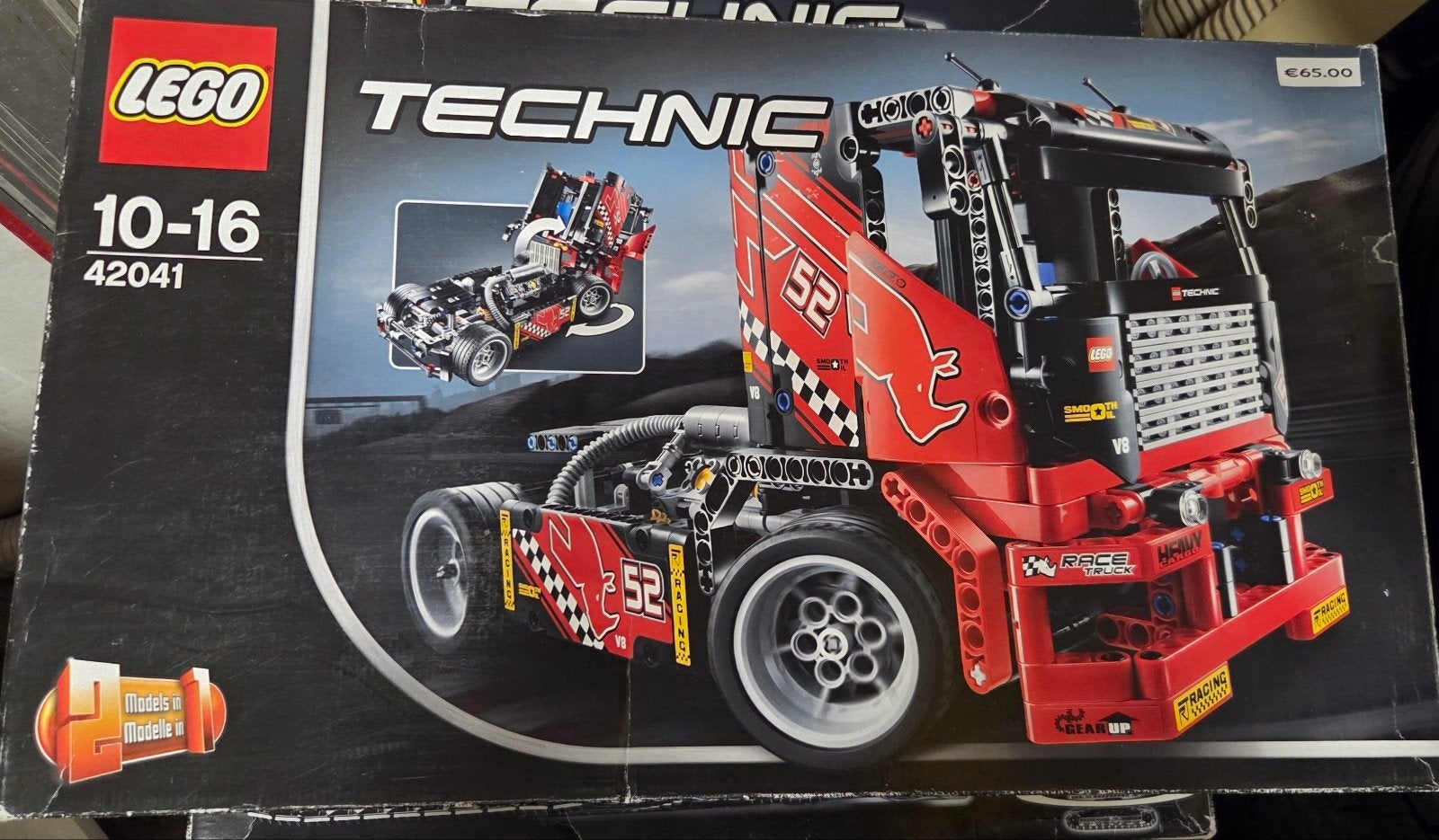 LEGO Technic 42041 Race Truck, Ophalen of Verzenden, Zo goed als nieuw, Overige merken