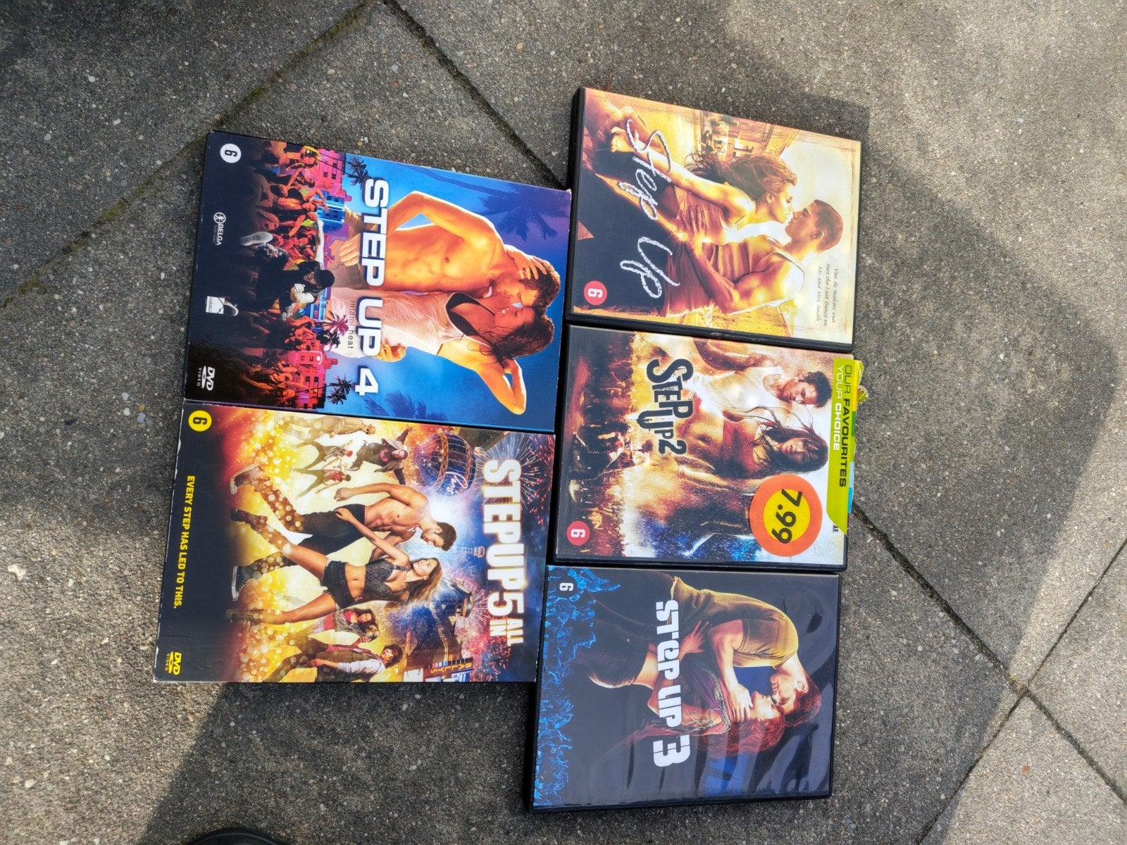 dvd s step up, Ophalen of Verzenden, Zo goed als nieuw