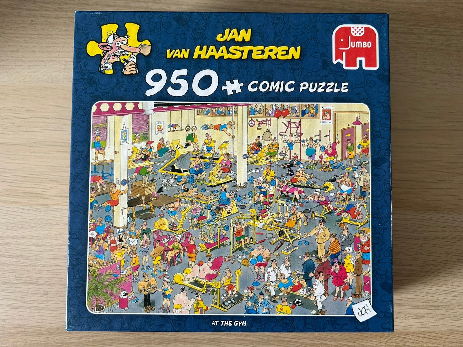 Jan van Haasteren- at the gym, Ophalen of Verzenden, 500 t/m 1500 stukjes, Zo goed als nieuw, Legpuzzel