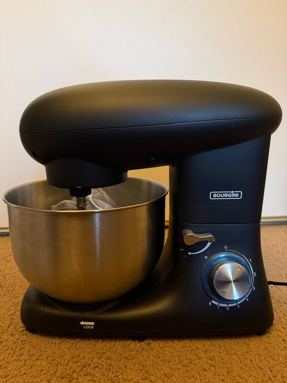 BOURGINI Keukenmachine zo goed als nieuw!, 3 tot 4 liter, Ophalen of Verzenden, Zo goed als nieuw, 3 snelheden of meer