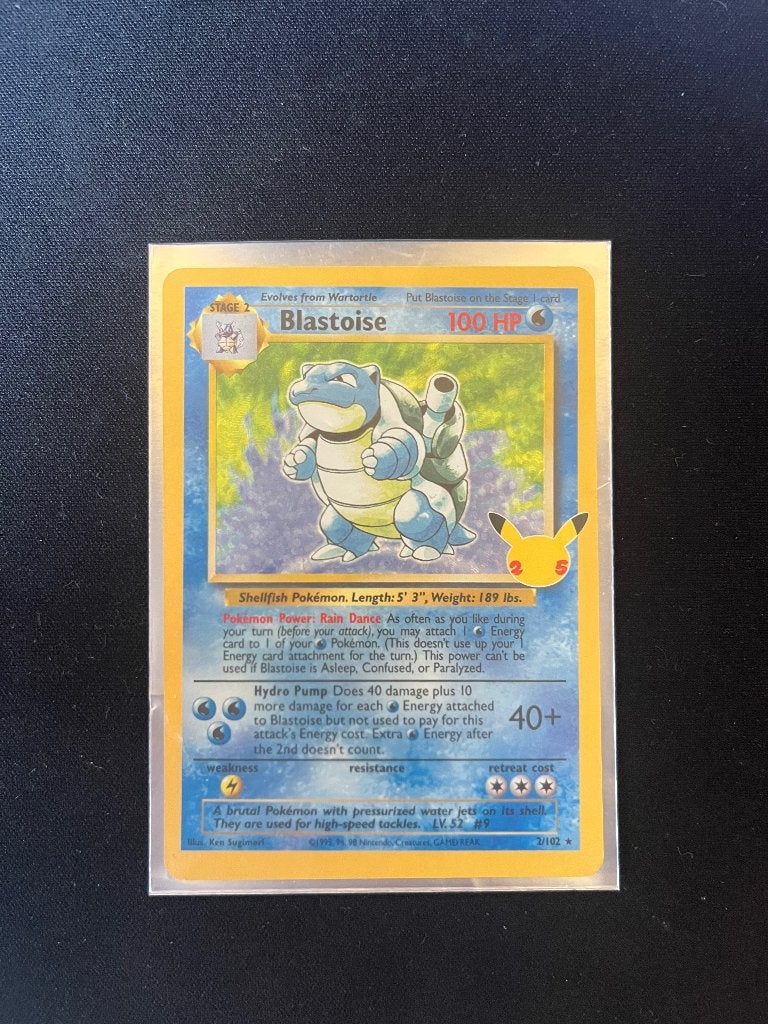 Pokemon Blastoise 1995, Ophalen, Zo goed als nieuw, Speelkaart(en)