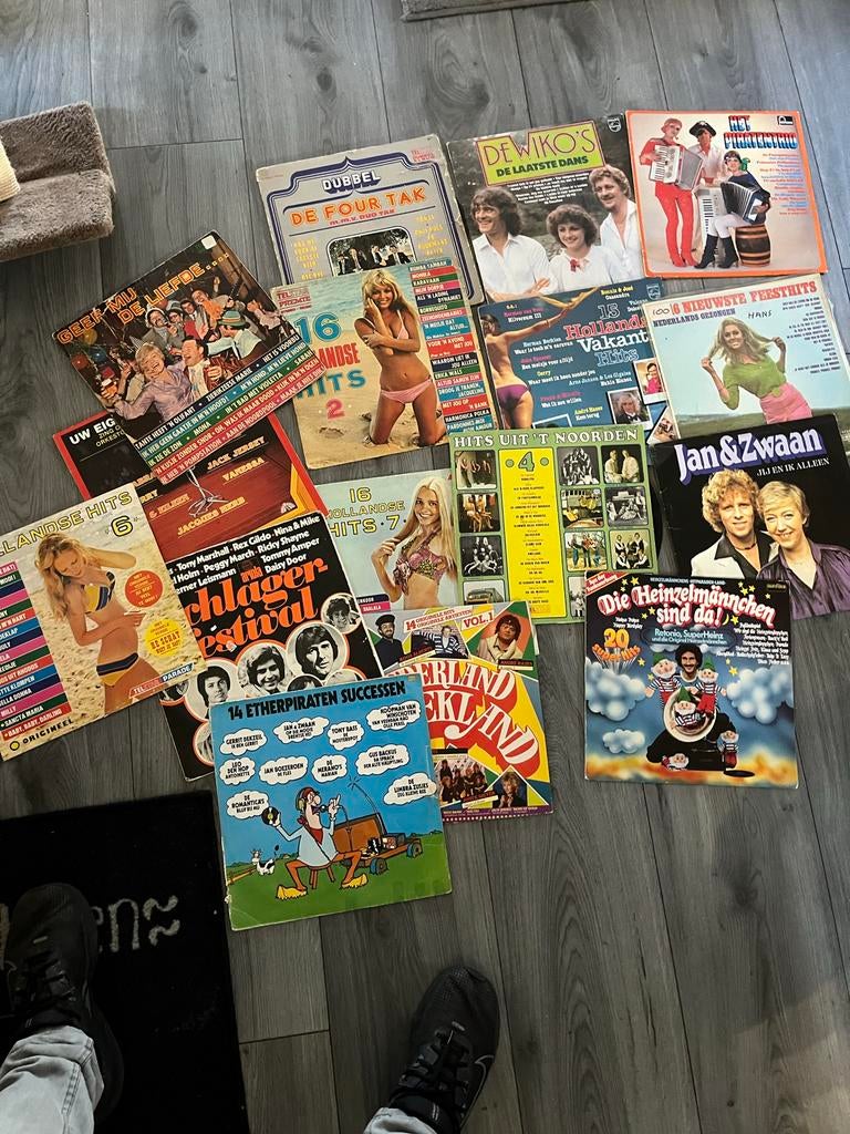 16 Nederlandse en Duitse vinyl platen lps piraten, Ophalen of Verzenden, Zo goed als nieuw, 12 inch, Levenslied of Smartlap