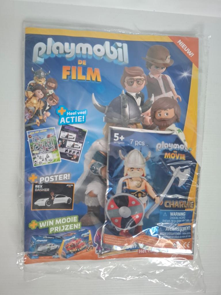 Playmobil De Film magazine (NL) nieuw met figuurtje Charlie, Kinderen en Baby's, Speelgoed | Playmobil, Ophalen of Verzenden, Nieuw