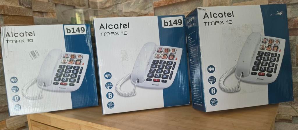 Alcatel TMAX 10 Vaste Telefoon met Grote Knoppen, Telecommunicatie, Vaste telefoons | Handsets en Draadloos, Nieuw, 1 handset