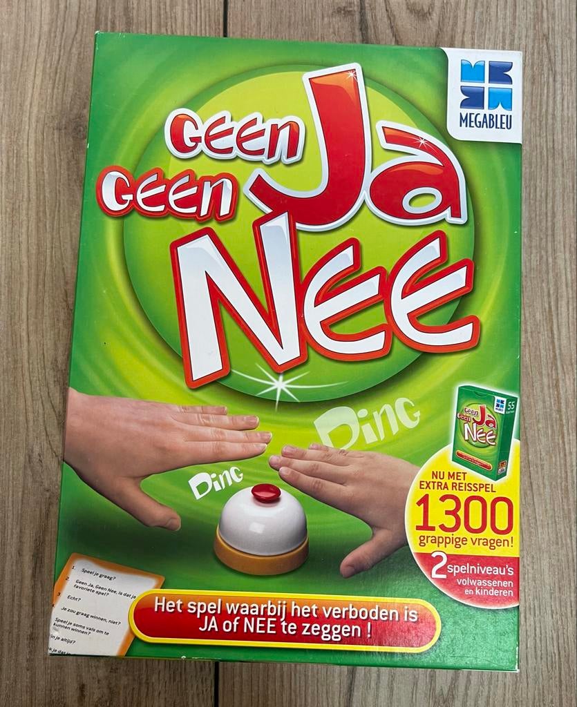 Geen Ja Geen Nee spel, Hobby en Vrije tijd, Gezelschapsspellen | Bordspellen, Drie of vier spelers, Ophalen of Verzenden, Gebruikt