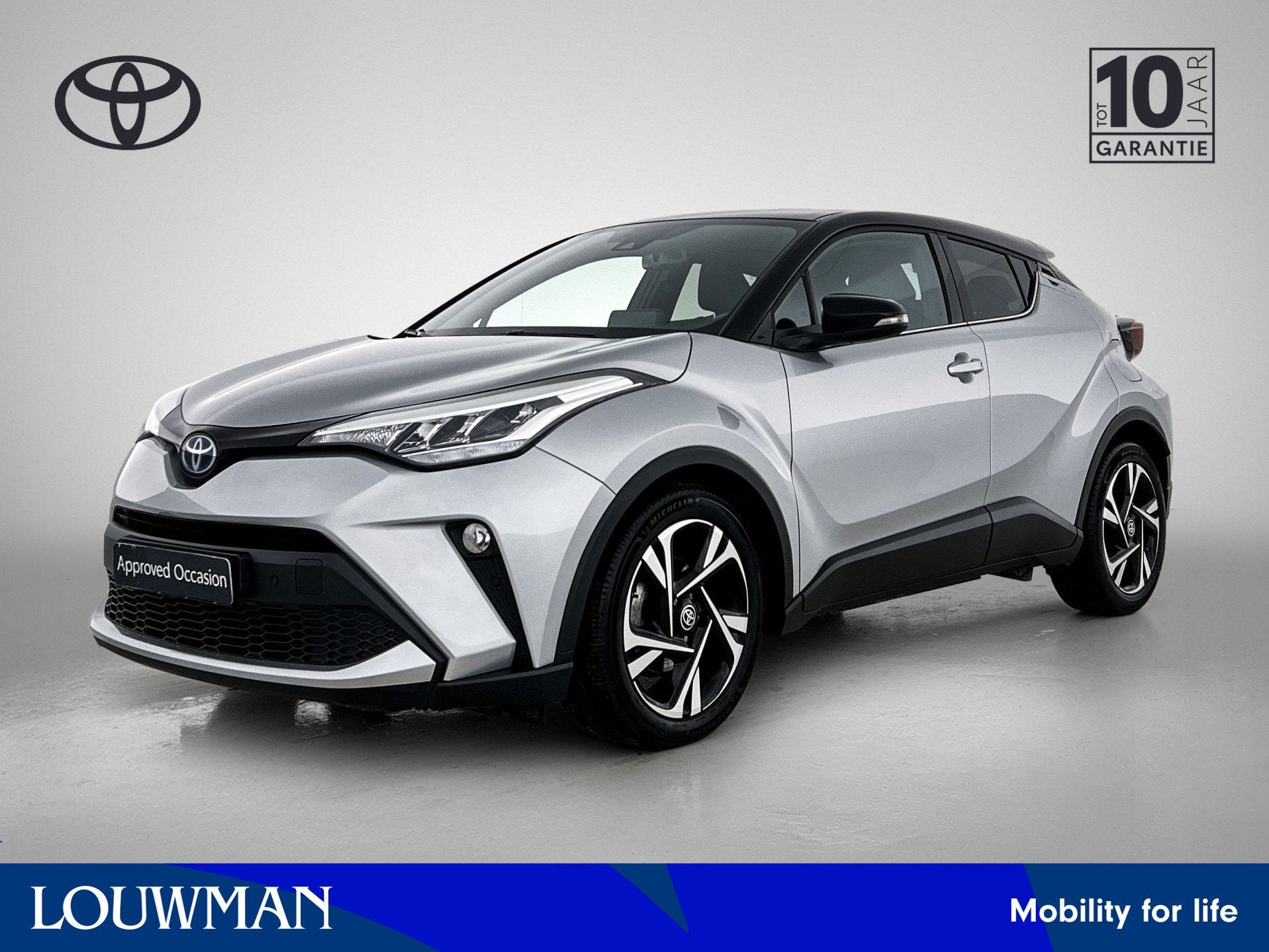 Toyota C-HR 1.8 Hybrid Dynamic Bi-Tone | Dealeronderhouden |, 12 maanden, Stof, 4 cilinders, 122 pk