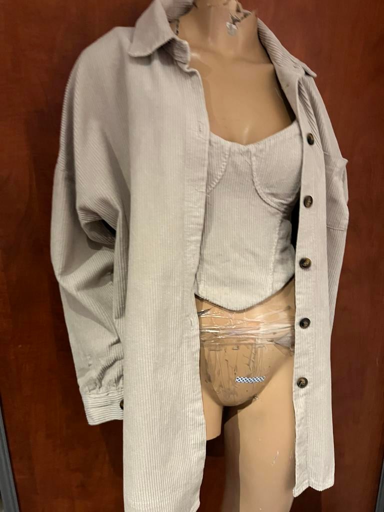 LVCILIA set maat m zgan rib, Kleding | Dames, Blouses en Tunieken, Maat 38/40 (M), G, R, Beige