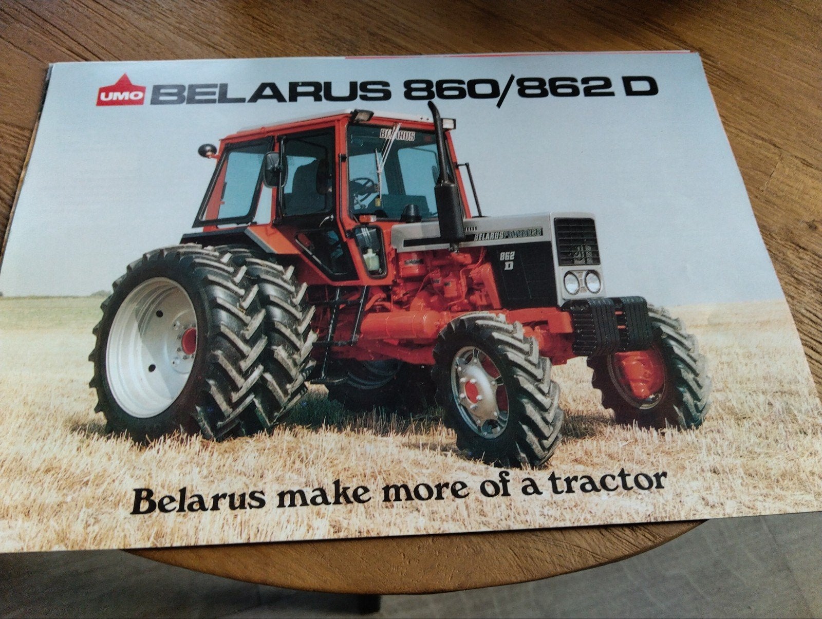 Belarus 860 862D trekker folder, Ophalen of Verzenden, Zo goed als nieuw
