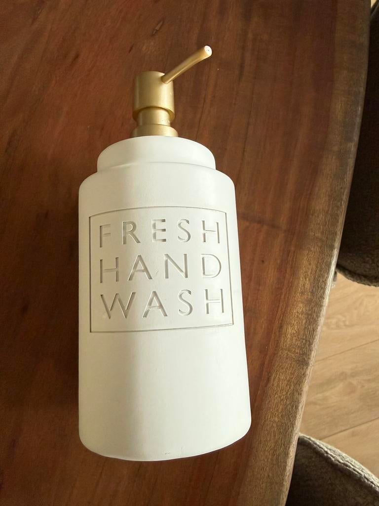 Hele grote Rivièra Maison zeepdispenser - 5 Euro, Ophalen, Gebruikt, Wit, Overige typen