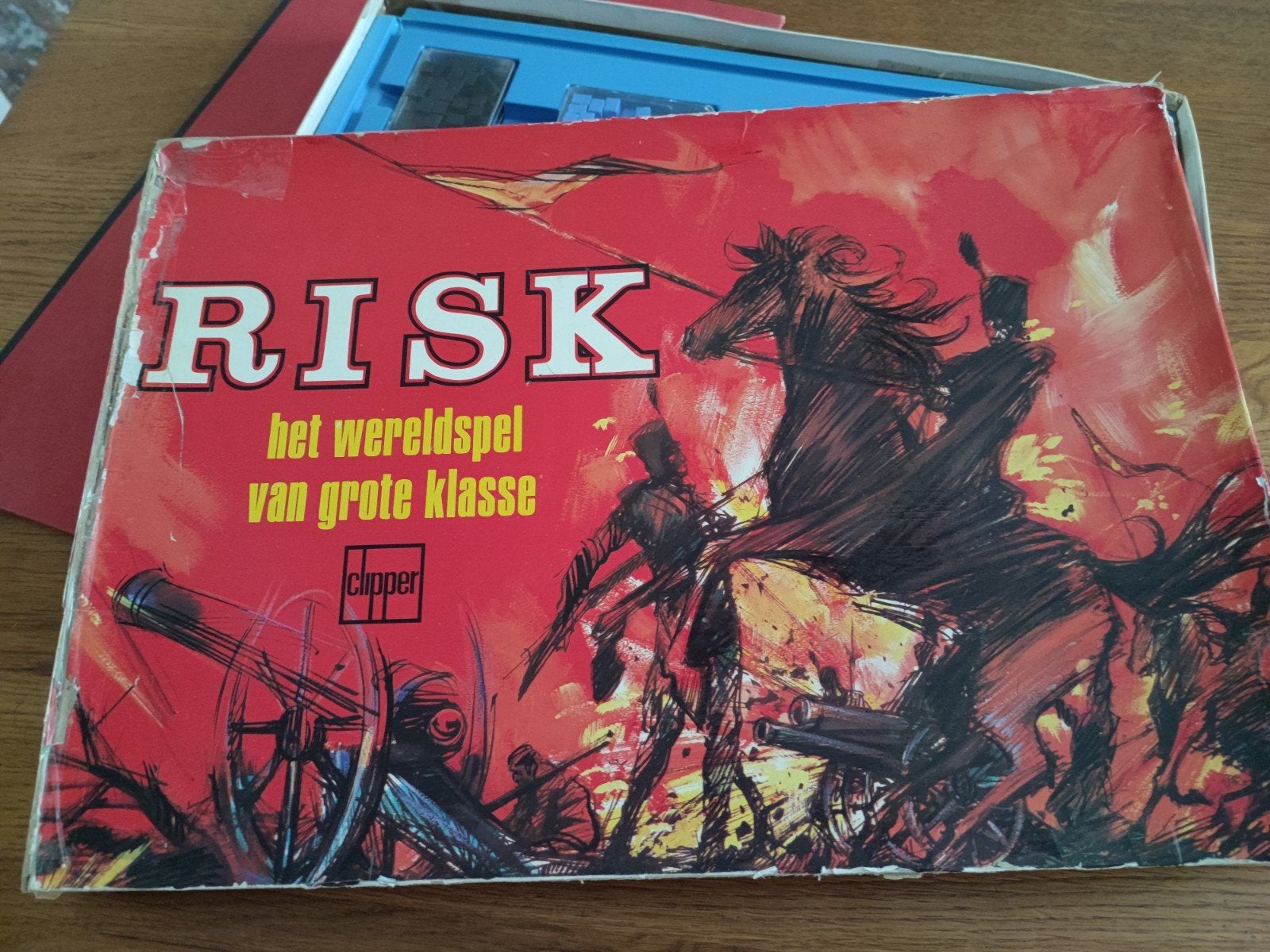 Risk: oude versie., Drie of vier spelers, Ophalen of Verzenden, Gebruikt, Clipper