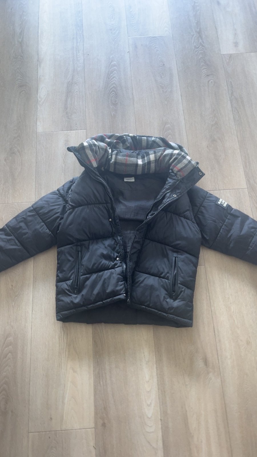 Burberry winterjas, Ophalen of Verzenden, Zo goed als nieuw, Zwart