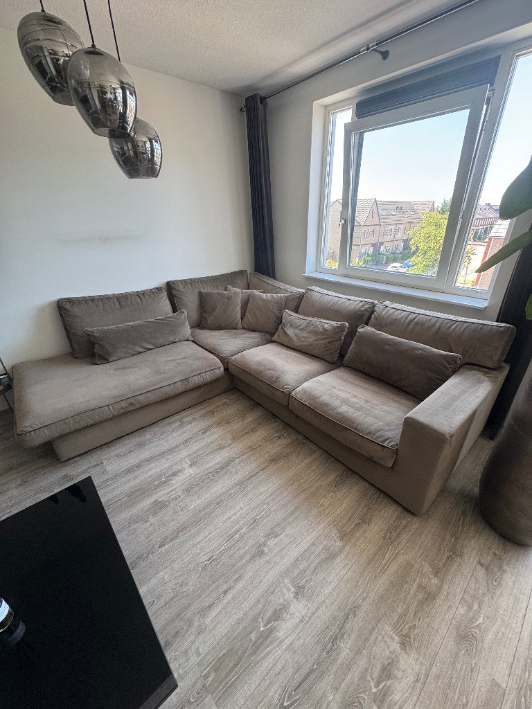 Bankstel, Ophalen, 250 tot 300 cm, Zo goed als nieuw, Vierpersoons of meer