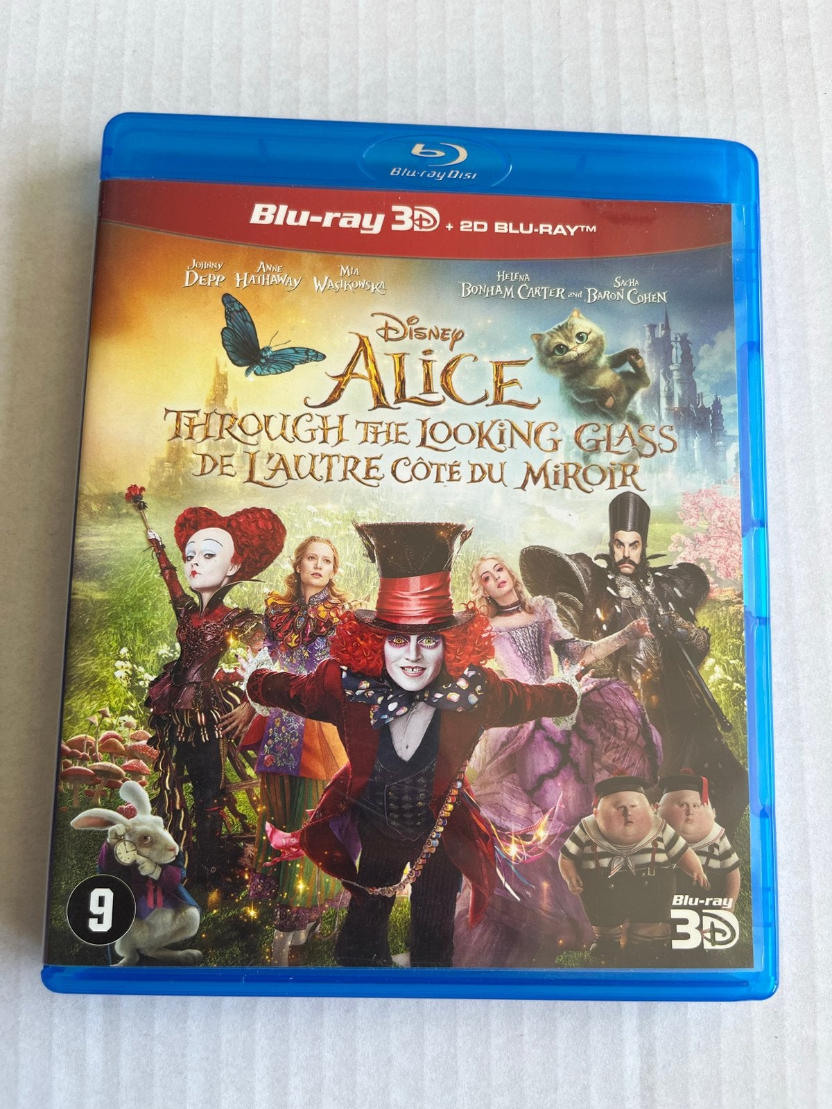 Alice Through the Looking Glass 3D Blu-ray, Nederlands, Vanaf 9 jaar, Ophalen of Verzenden, Gebruikt