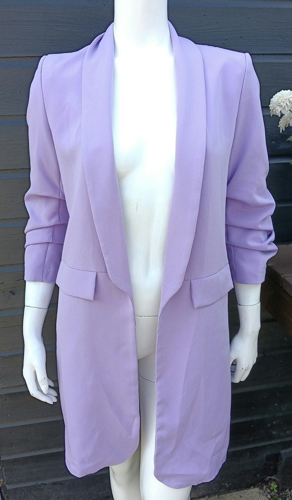 Lange blazer, Maat 38/40 (M), M.s stadion, Paars, Ophalen of Verzenden