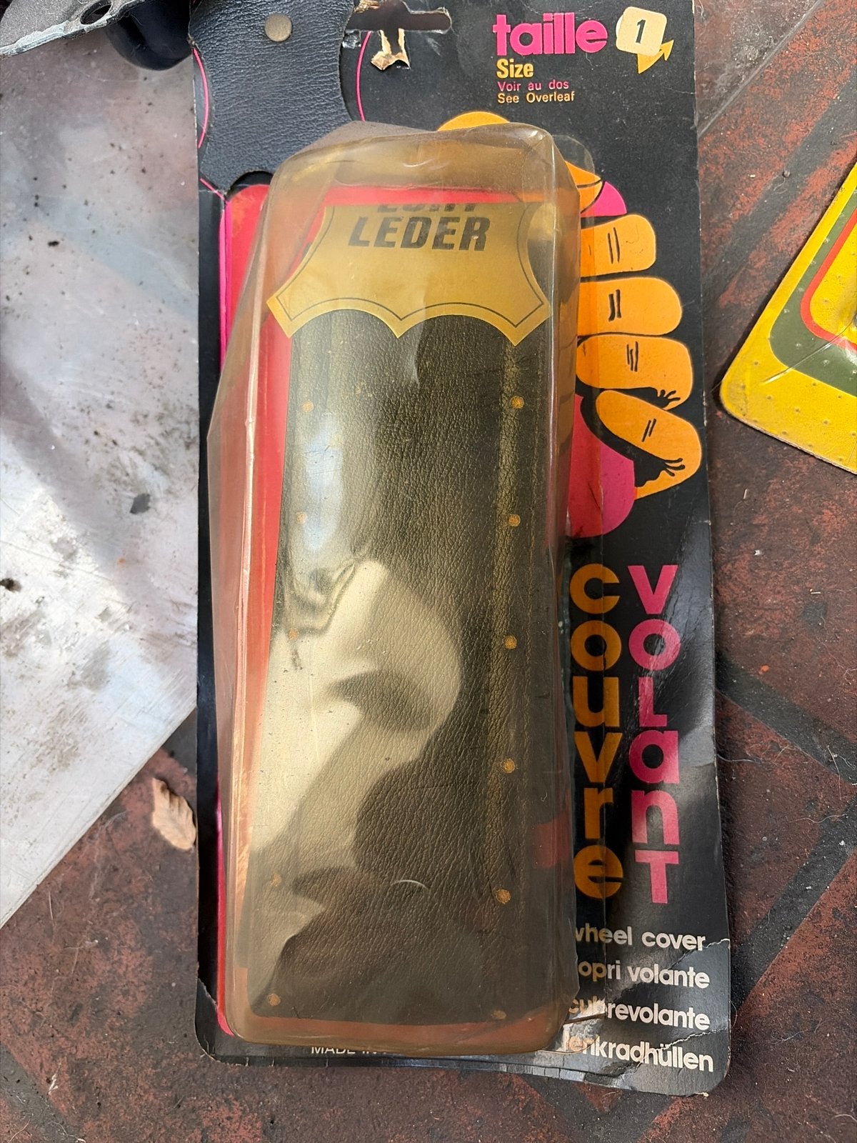 Vintage Lederen Stuurhoes - Maat 1, Ophalen of Verzenden, Nieuw