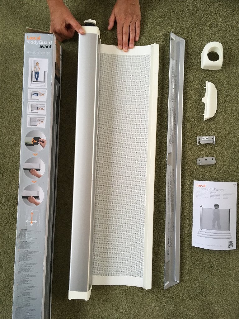 Lascal KiddyGuard Avant oprolbaar traphekje, Kinderen en Baby's, Gebruikt, Aluminium, Oprolhekje, Ophalen of Verzenden