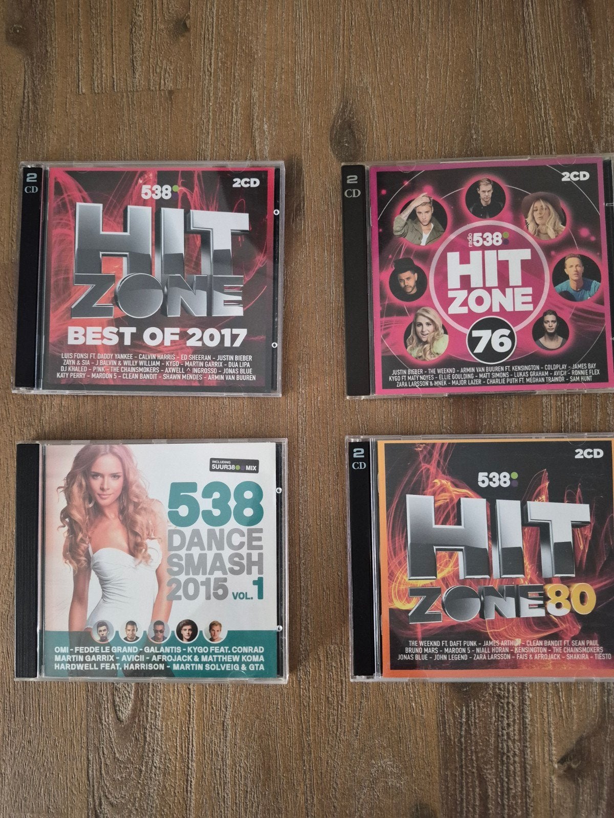 3 dubbel en 1 enkel cd, Ophalen, Zo goed als nieuw