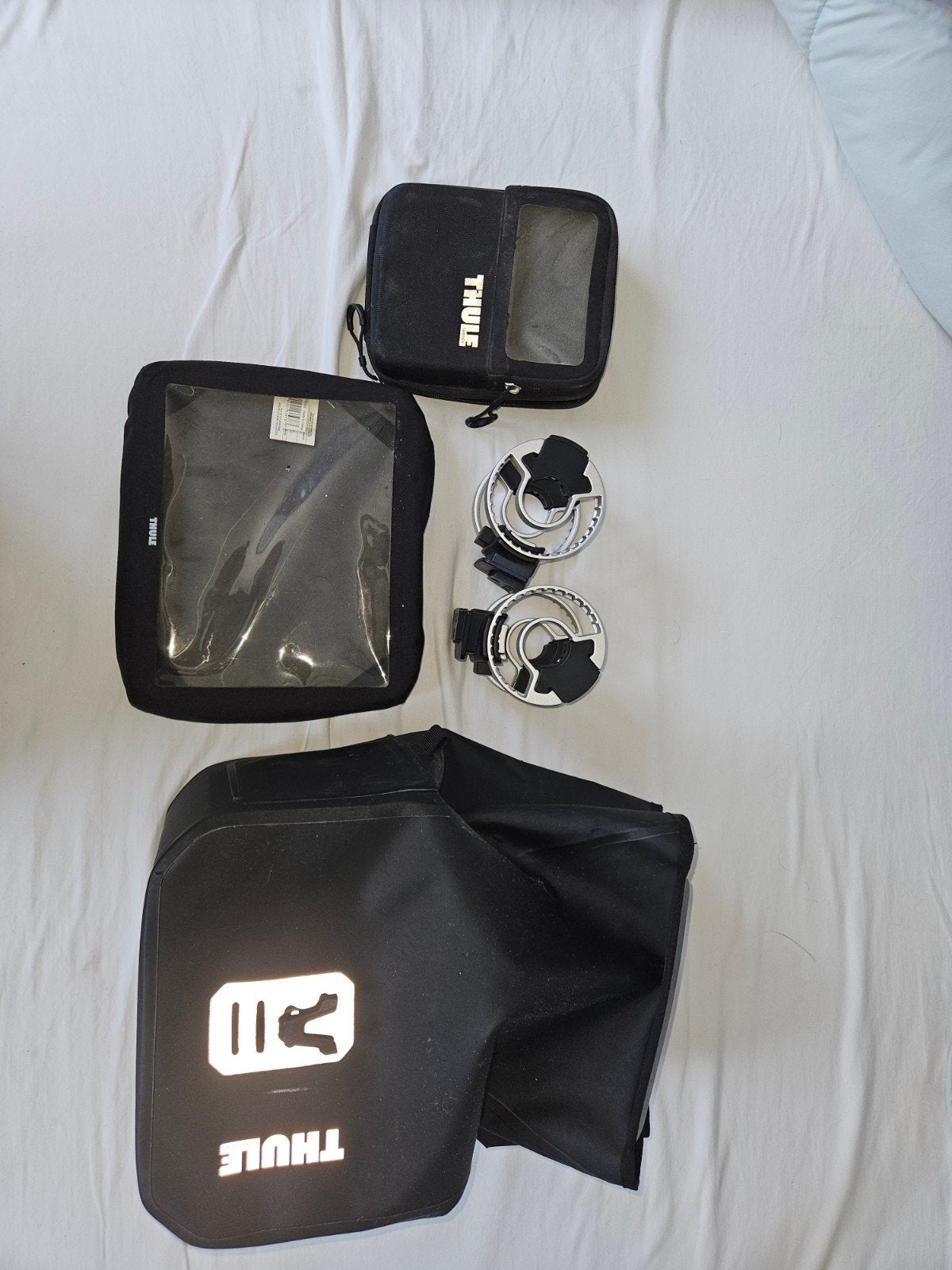 Thule Fietsstuurhouder en Tablet/Telefoonhoes/voortas, Ophalen of Verzenden, Gebruikt, Thule