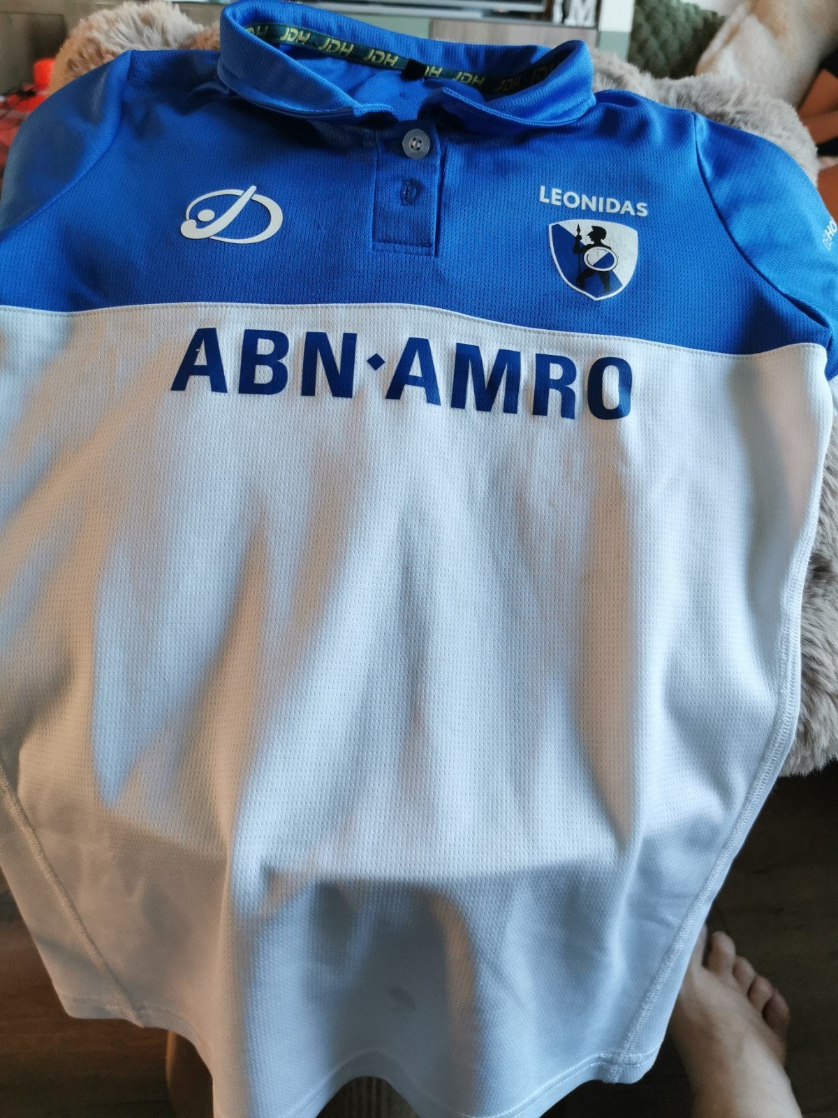 Hockey Dames Leonidas shirt blauw maat 152, Ophalen of Verzenden, Zo goed als nieuw, Maat 34 (XS) of kleiner, Blauw