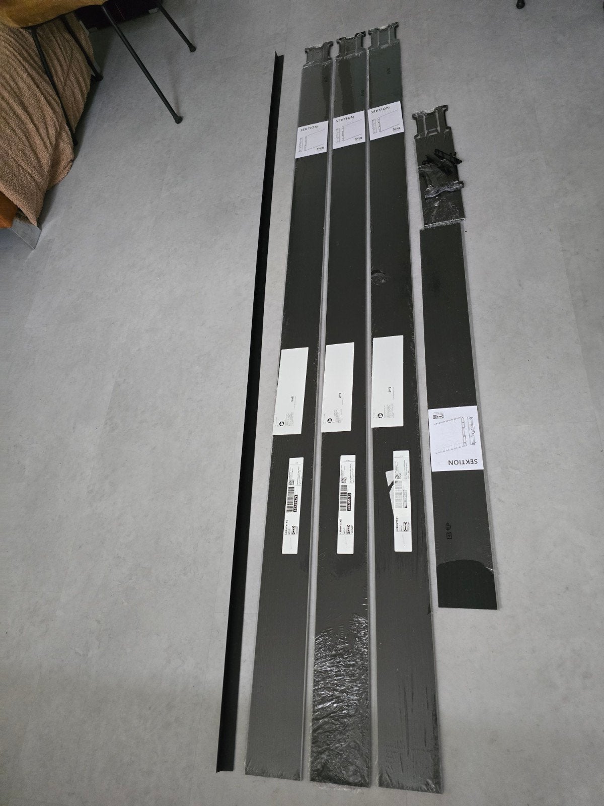 Ikea plinten Lerhyttan+ hoekprofiel 225cm, Ophalen, Kunststof, Nieuw, 250 cm of meer