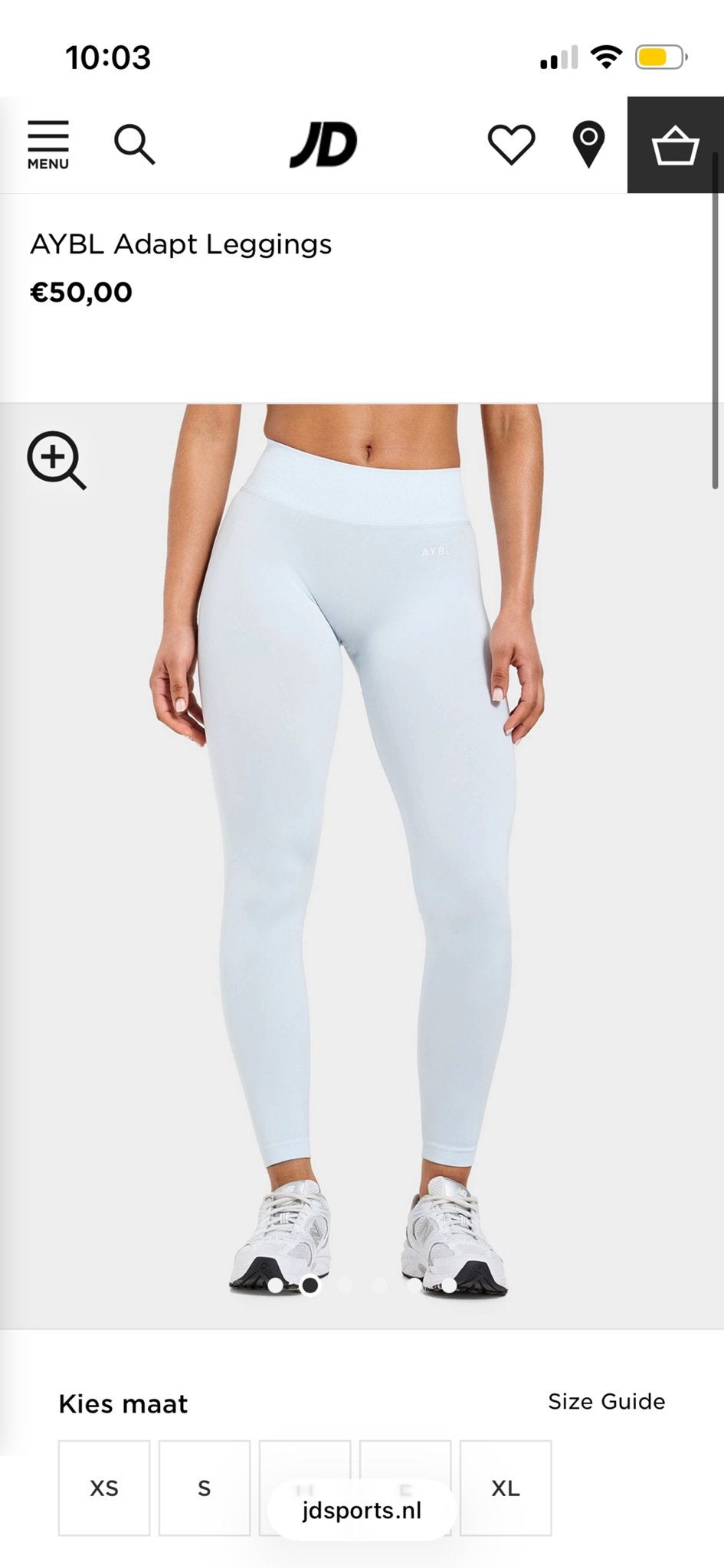 AYBL Adapt sportlegging- Lichtblauw, Blauw, Nieuw, Ophalen of Verzenden, Fitness of Aerobics