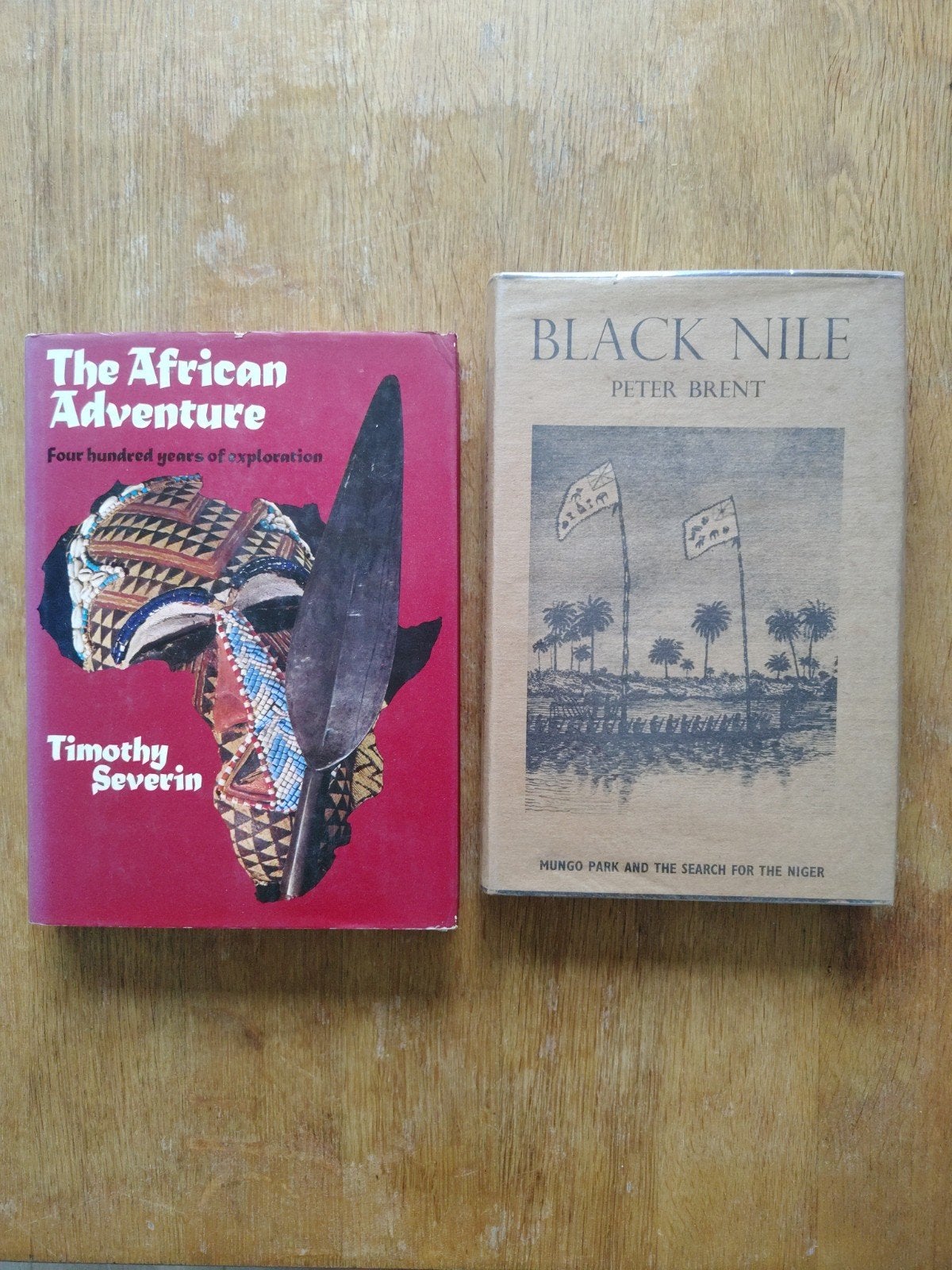 2 Reisboeken Afrika: The African Adventure & Black Nile, Afrika, Reisgids of -boek, Gelezen, Overige merken