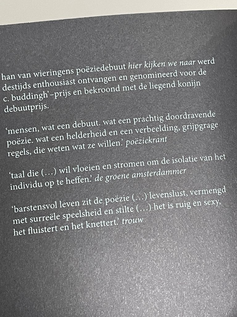 homeland noordholland - Han van Wieringen (poëzie) (2023), Ophalen of Verzenden, Nieuw, Eén auteur
