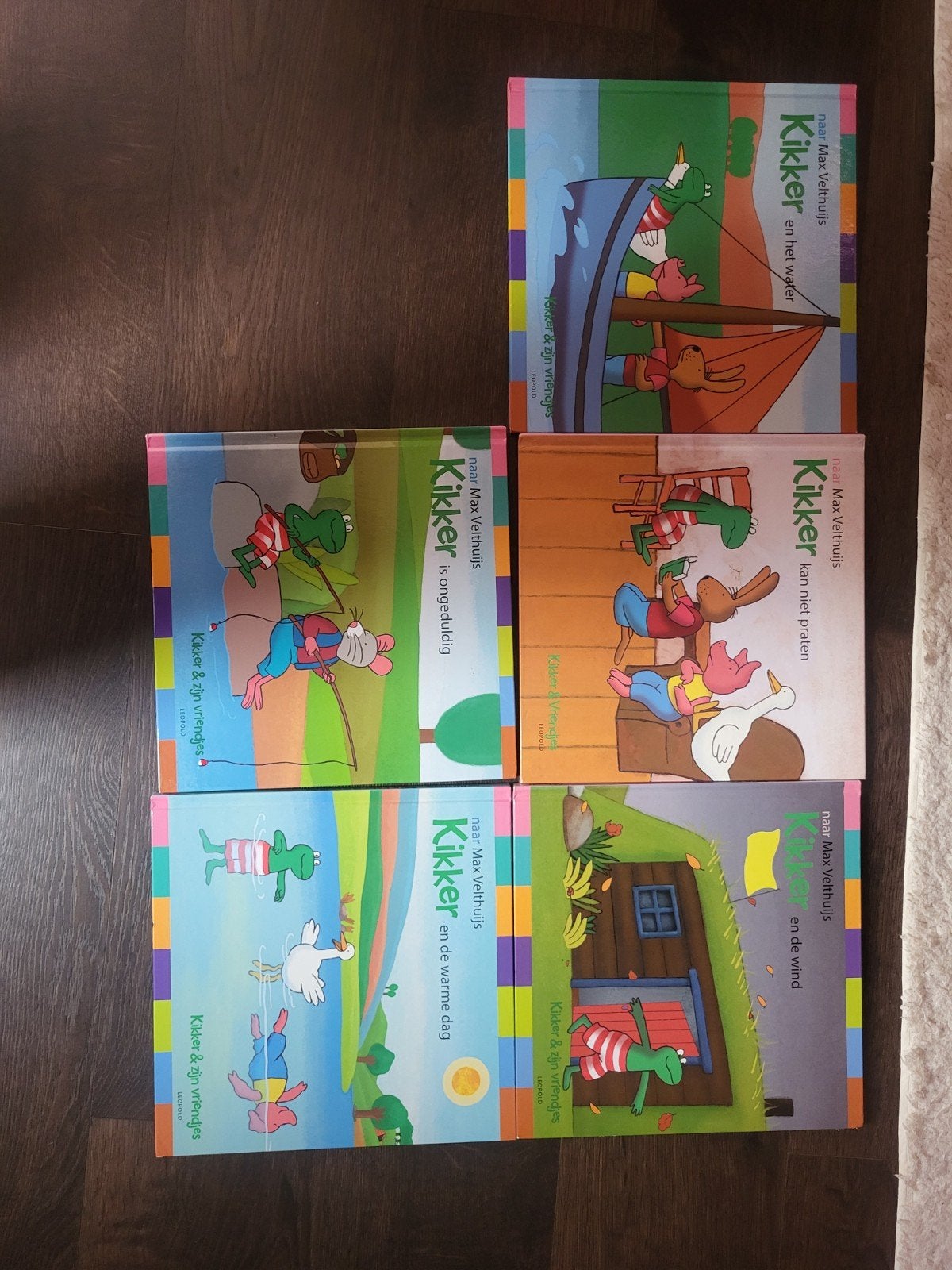 Kikker boeken van Max Velthuijs - 5 delen, Boeken, Fictie algemeen, Max Velthuijs, Ophalen of Verzenden, Zo goed als nieuw