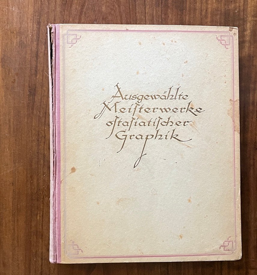 Antiek boek Oostaziatische grafiek, Ophalen of Verzenden, Gelezen
