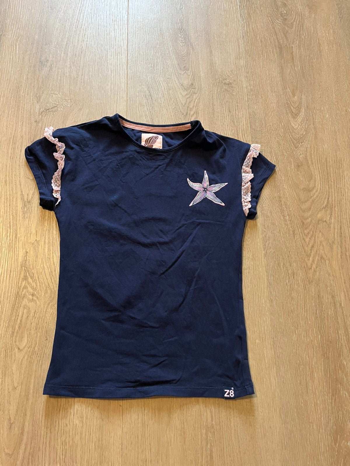 Z8 shirt maat 128 / 134 style: Malou, Ophalen of Verzenden, Zo goed als nieuw, Meisje, Shirt of Longsleeve
