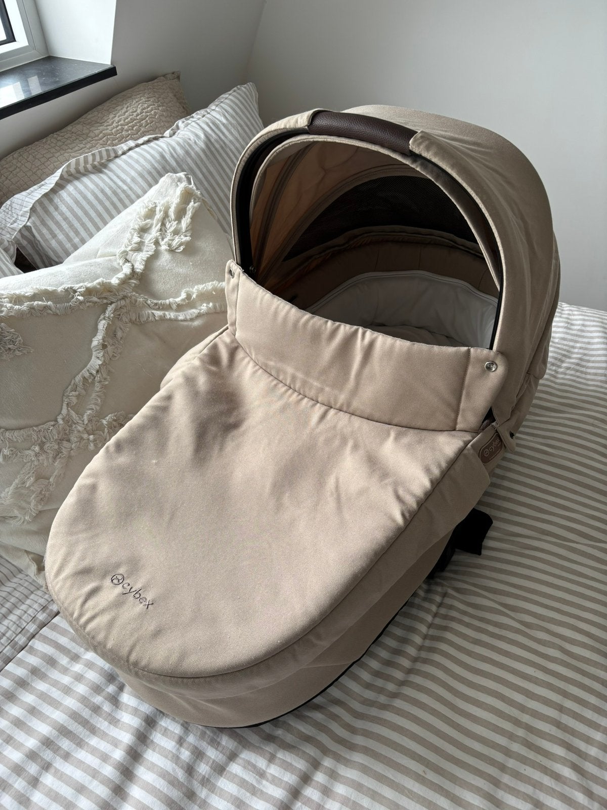 Cybex Gazelle S - Reiswieg - Almond Beige, Ophalen, Zo goed als nieuw, Kinderwagen, Overige merken