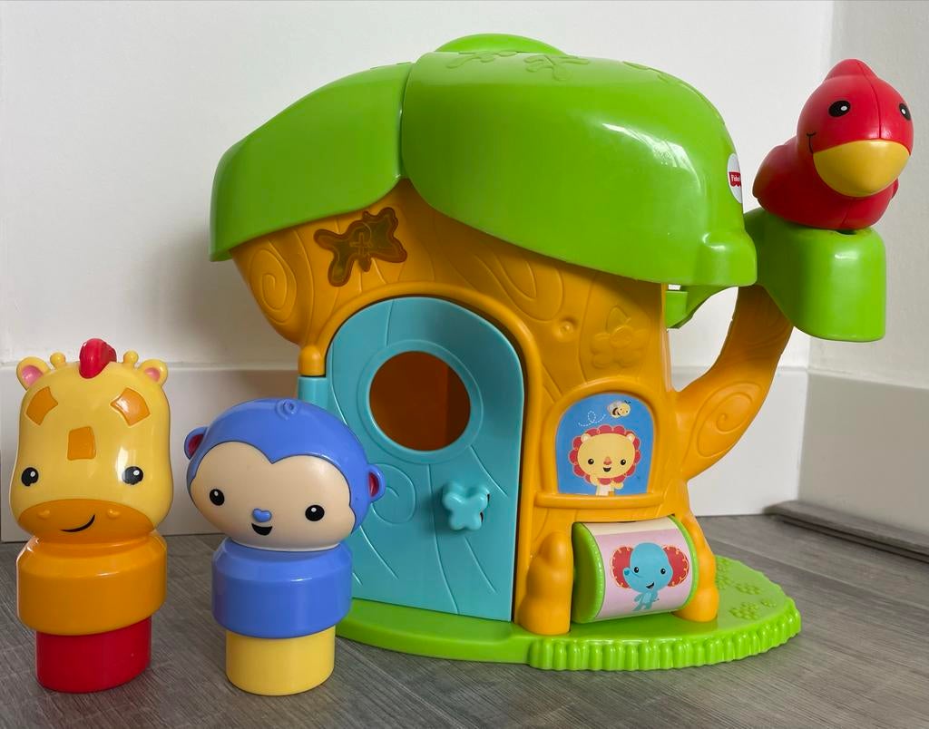 Fisher-Price Boomhuis met Licht en Geluid, Kinderen en Baby's, Speelgoed | Fisher-Price, Ophalen of Verzenden, Zo goed als nieuw