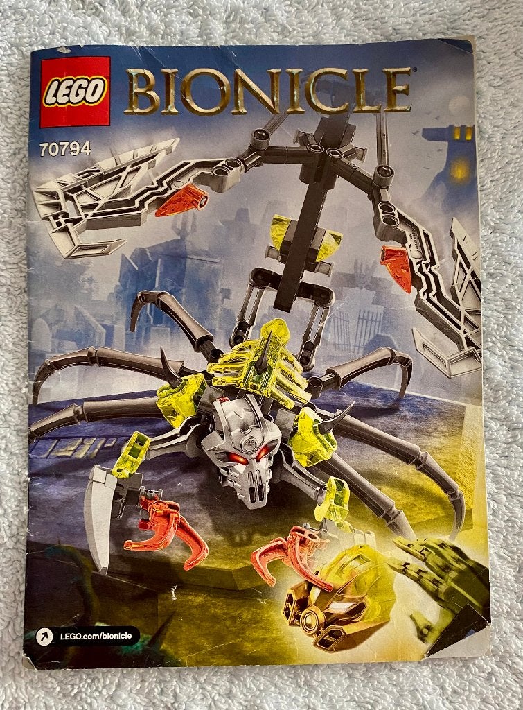 LEGO Bionicle 70794 Skull Scorpio (compleet), Bionicle, Lego, Compleet, Ophalen of Verzenden