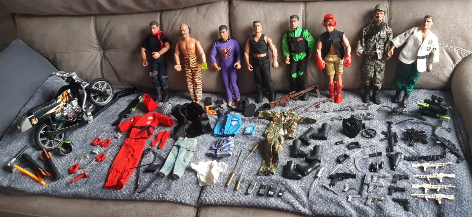 Grote set Action Man poppen, motor en accessoires, Kinderen en Baby's, Speelgoed | Actiefiguren, Ophalen of Verzenden