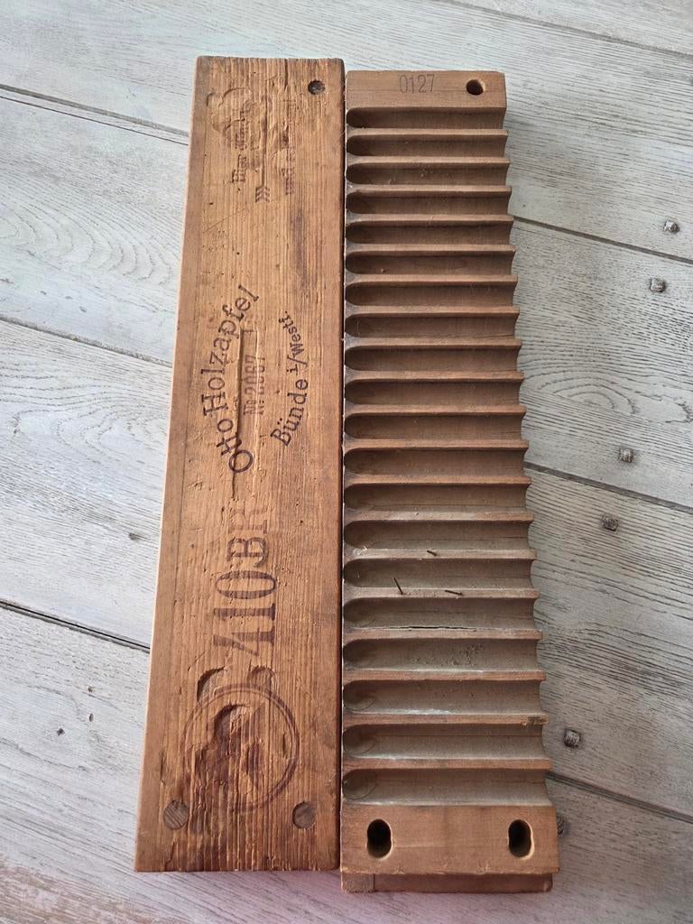 Vintage houten wasborden (2 stuks) - Otto Holzapfel, Ophalen of Verzenden