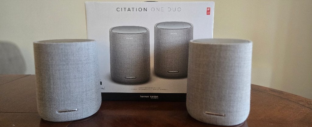 Harman Kardon Citation One MKIII x2 DUO - Zo goed als nieuw, Slimme speaker, Ophalen of Verzenden, Zo goed als nieuw, Bluetooth