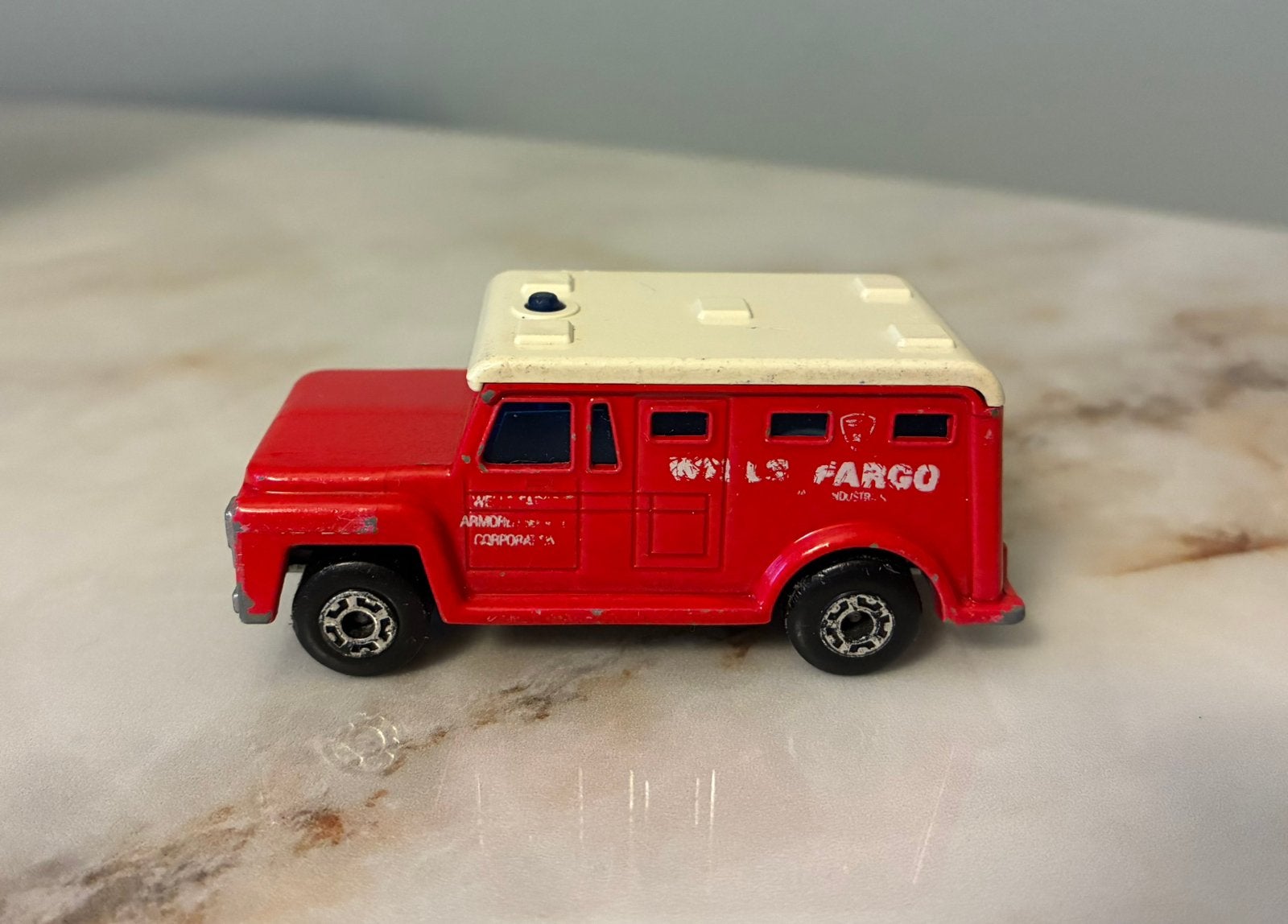 Matchbox Lesney Wells Fargo Armored Truck 1978, Ophalen of Verzenden, Gebruikt, Bus of Vrachtwagen