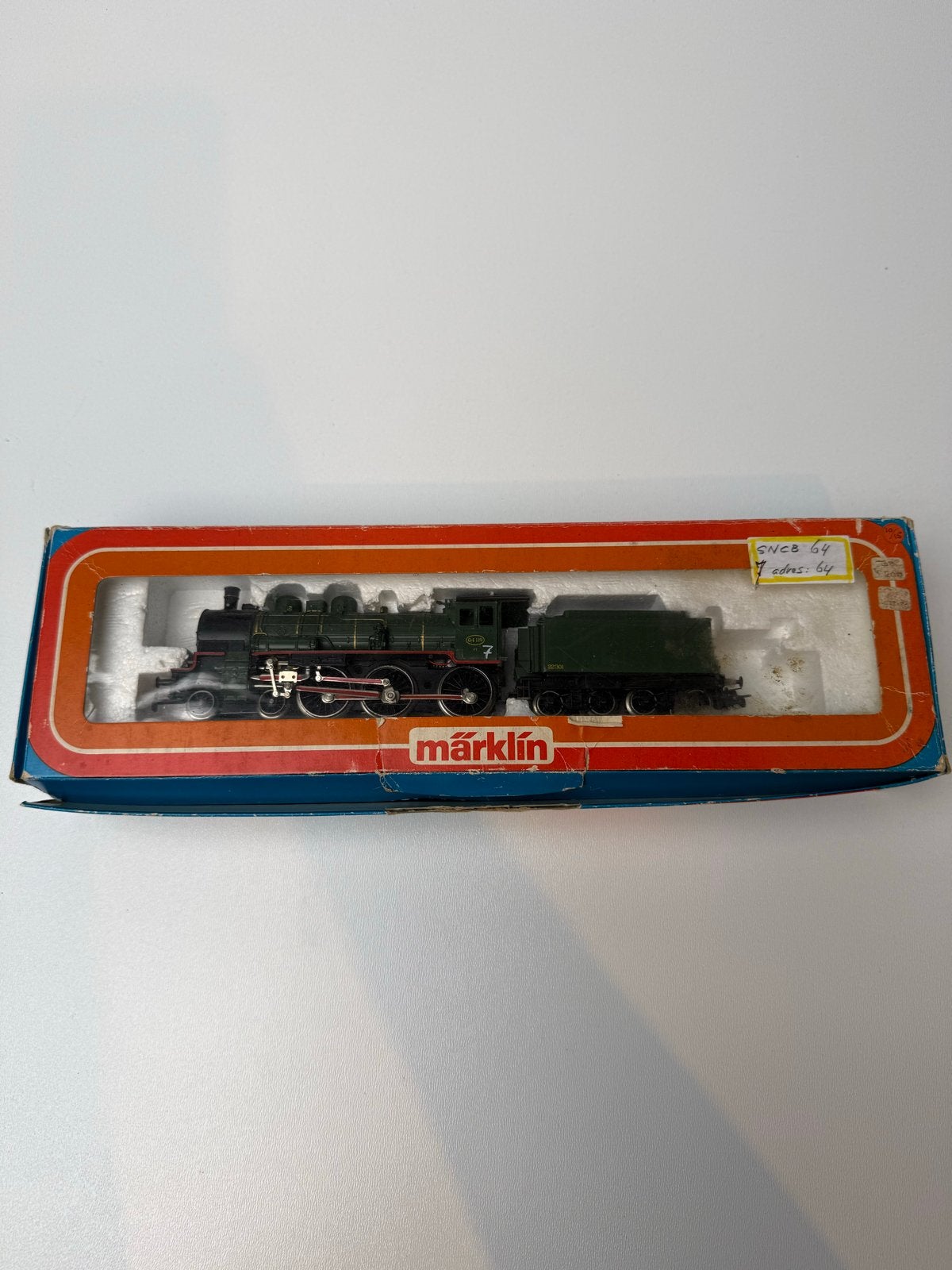 Märklin H0 3086 Locomotief SNCB 64 -  In originele doos, Hobby en Vrije tijd, Ophalen, Wisselstroom, Locomotief, Märklin