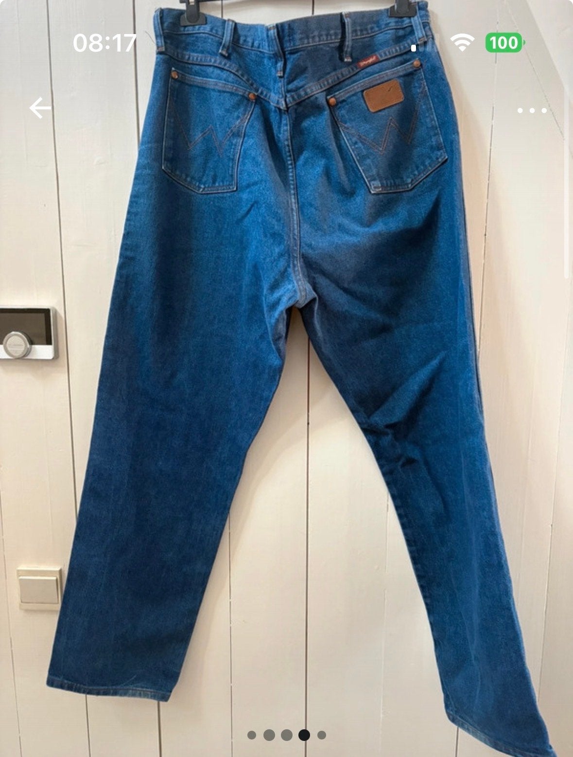 Wrangler heren jeans relaxed fit - Zo goed als nieuw, Verzenden, Zo goed als nieuw, Blauw, W40 - W42 (confectie 56/58)